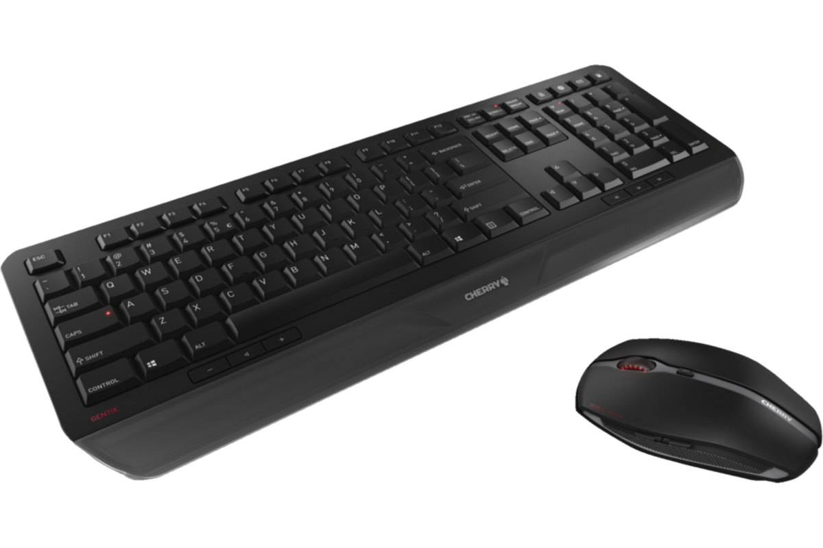 Cherry Gentix set Qwerty toetsenbord en muis / Draadloos
